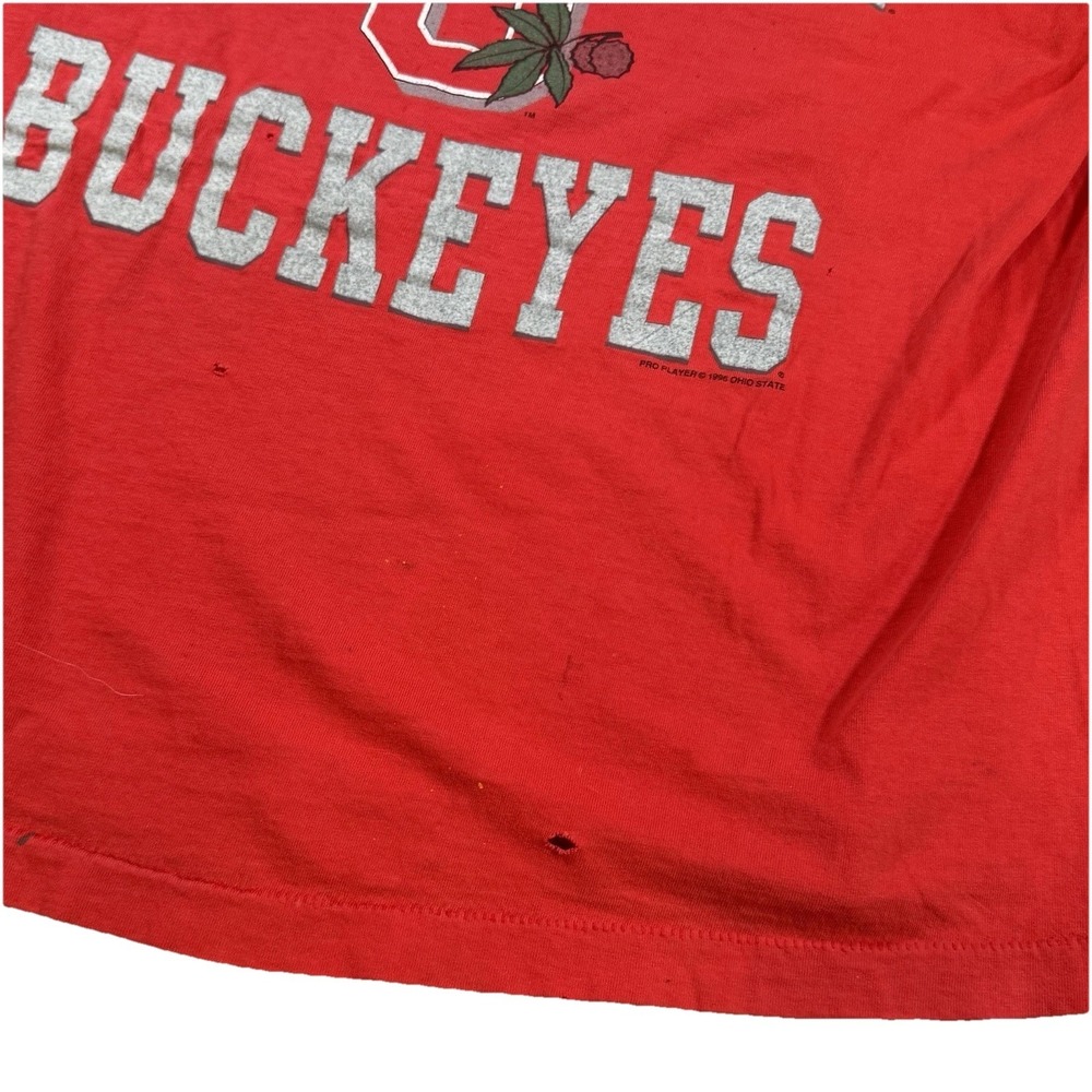 Vintage 1996 Ohio State Buckeyes Shirt XL Pro Player Graphic Tee Single Stitch‎ - Picture 5 of 8